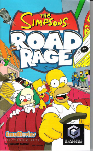 Handleiding Nintendo GameCube The Simpsons - Road Rage