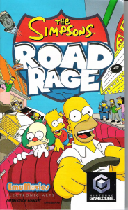 Bruksanvisning Nintendo GameCube The Simpsons - Road Rage