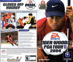 Handleiding Nintendo GameCube Tiger Woods PGA Tour 2004