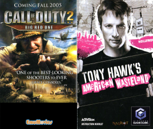 Handleiding Nintendo GameCube Tony Hawks American Wasteland