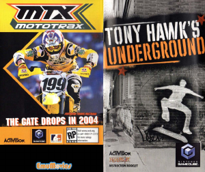 Handleiding Nintendo GameCube Tony Hawks Underground