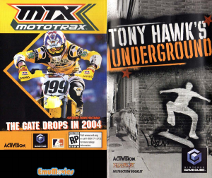 Manual Nintendo GameCube Tony Hawks Underground