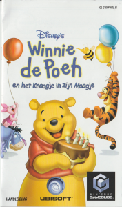 Handleiding Nintendo GameCube Winnie de Poeh en het Knaagje in zijn Maagje