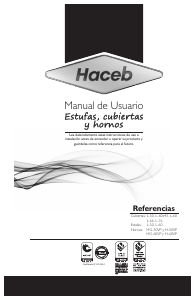 Manual de uso Haceb Arezzo F 60 GAS GRT NE GN Horno