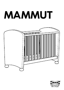 Εγχειρίδιο IKEA MAMMUT Κούνια μωρού
