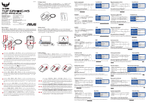 Instrukcja Asus TUF Gaming M5 Mysz