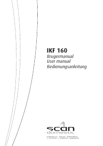 Brugsanvisning Scandomestic IKF 160 Kogesektion