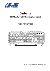 Handleiding Asus Cerberus Toetsenbord