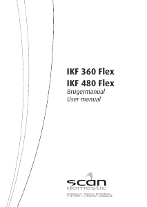 Brugsanvisning Scandomestic IKF 480 Kogesektion