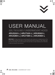 Manual Ariston ARU52BX-L Cooker Hood