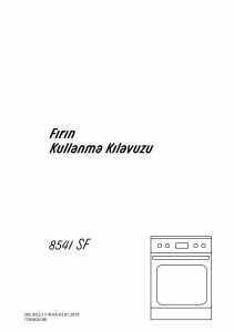 Kullanım kılavuzu Arçelik 8541 SF Solo fırın