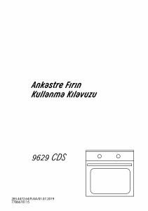 Kullanım kılavuzu Arçelik 9629 CDS Fırın