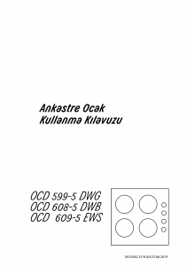 Kullanım kılavuzu Arçelik OCD 599-5 DWG Ocak