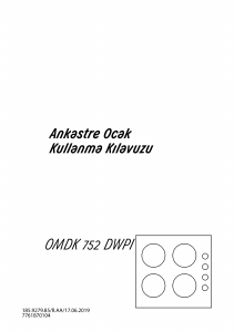 Kullanım kılavuzu Arçelik OMDK 752 DWPI Ocak