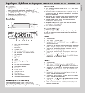 Handleiding Clas Ohlson EMT717A Schakelklok
