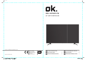 Bedienungsanleitung OK ODL 40750FS-TB LED fernseher