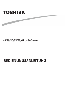 Bedienungsanleitung Toshiba 43UA3A63DG LED fernseher