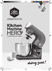 Bruksanvisning OBH Nordica 6801 Hero 1200 Köksmaskin