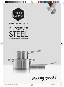 Bruksanvisning OBH Nordica 8316 Supreme Steel Gryte