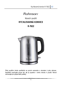 Manuál Rohnson R-7622 Konvice