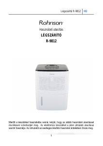 Használati útmutató Rohnson R-9812 Páramentesítő