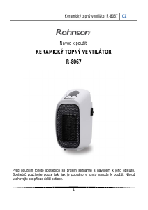 Manuál Rohnson R-8067 Topení