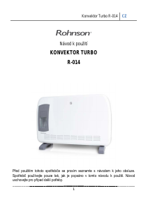 Manuál Rohnson R-014 Topení