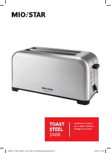 Mode d’emploi Mio Star Steel 1400 Grille pain