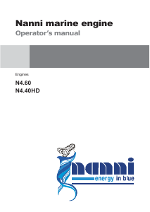 Handleiding Nanni N4.60 Scheepsmotor