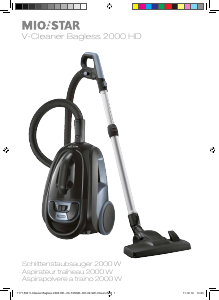 Mode d’emploi Mio Star V-Cleaner Bagless 2000 HD Aspirateur