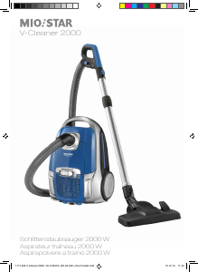 Bedienungsanleitung Mio Star V-Cleaner 2000 Staubsauger