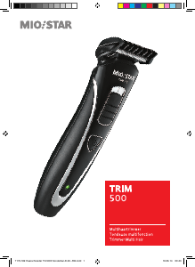 Mode d’emploi Mio Star Trim 500 Tondeuse