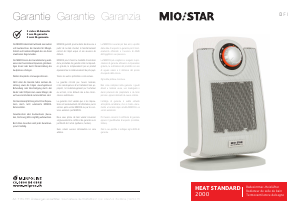 Bedienungsanleitung Mio Star Heat Standard 2000 Heizgerät