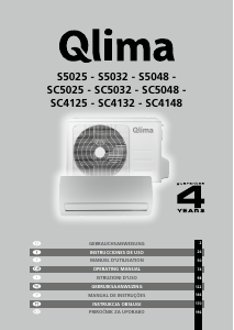 Manual Qlima SC 5025 Ar condicionado