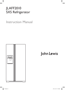 Handleiding John Lewis JLAFF2010 Koel-vries combinatie