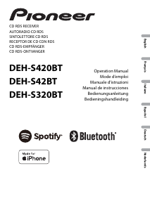 Bedienungsanleitung Pioneer DEH-S320BT Autoradio