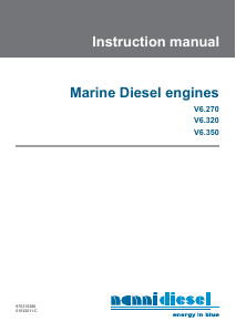 Bruksanvisning Nanni V6.350 Marinmotor