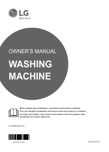 Manual LG FH495BDS2 Washing Machine