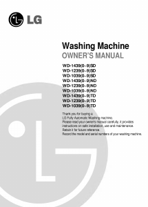 Manual LG WD-12397TD Washing Machine
