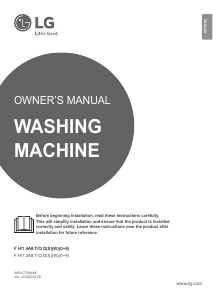 Manual LG FH4A8TDS2 Washing Machine