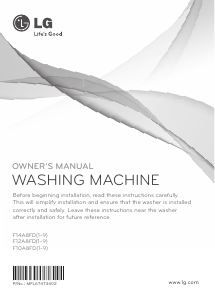 Manual LG F14A8FD6 Washing Machine