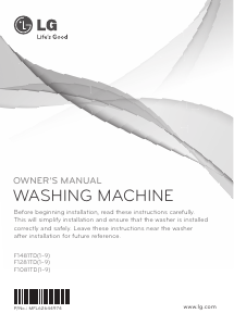 Manual LG F1481TD5 Washing Machine