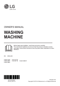 Handleiding LG F4V710STS Wasmachine