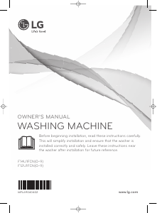 Manual LG F14U1FCN8 Washing Machine