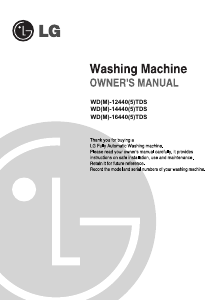 Manual LG WD-14445TDS Washing Machine