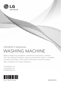 Manual LG F14A8FDA Washing Machine