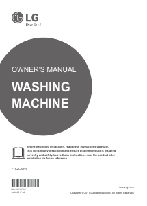 Manual LG F1K2CS2W Washing Machine