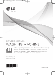Manual LG F14U1TCN6 Washing Machine