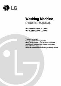 Handleiding LG WD-12311RD Wasmachine