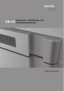 Bedienungsanleitung Gorenje BO87KR Backofen
